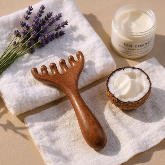 Peigne de massage en bois - MondayMood