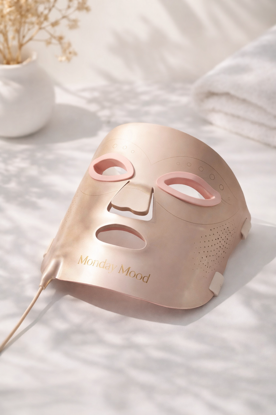 Masque LED Monday Mood, packshot minimaliste